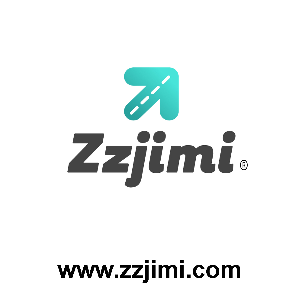Zzjimi logo with website